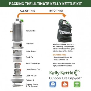 STAINLESS STEEL - KELLY KETTLE KITS Camping Kettle & Stove | Camp 
