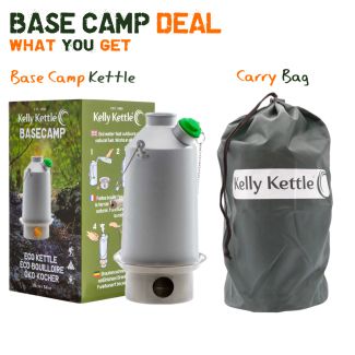 'Base Camp' 1.6 liter Kelly kettle - in Anodised Aluminium