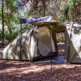 'Clann' - 6 Person Waterproof Tent - Sun Cover