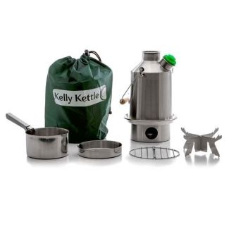 Stainless Steel 'Scout' Kettle (1.2ltr) - Basic Kit