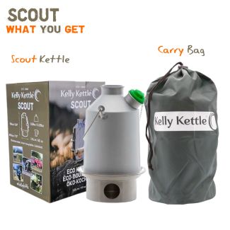 'Scout' 1.2 liter Kelly kettle - in Anodised Aluminium