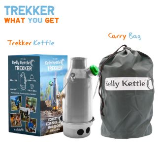 'Trekker' Kelly Kettle in Stainless Steel