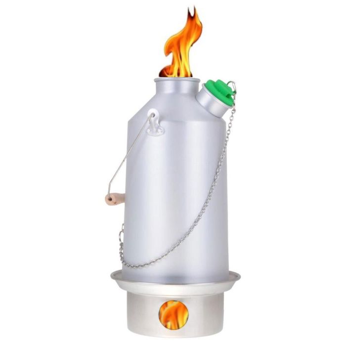 Kelly Base Camp Kettle アルミニウム アウトドア キャンプ Large 'Base Camp' Kelly Kettle® Alu. (1.6ltr)