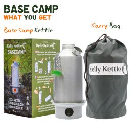Base Camp' 1.6 ltr (Stainless Steel) + Whistle