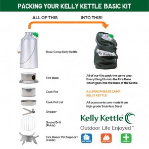 Aluminium 'Base Camp' Kettle (1.6ltr) - Basic Kit