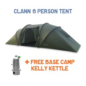 Clann 6 Person Tent + Base Camp Kettle