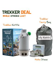 Trekker Kettle (Aluminium) + Hobo Stove