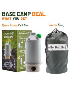 'Base Camp' 1.6 liter Kelly kettle - in Anodised Aluminium