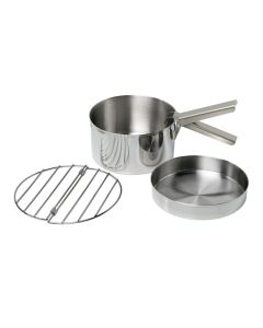 Cook Set (Stainless Steel) - Large for Base Camp or Scout Models
