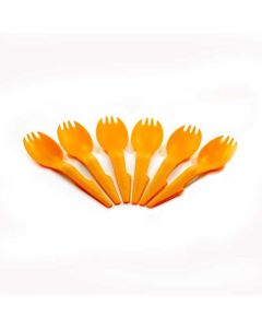 Spork - Orange  (Dishwasher Safe / BPA Free)