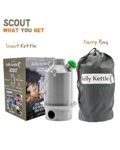 'Scout' Kelly kettle - in stainless steel