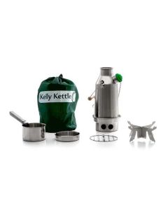 Stainless Steel 'Trekker' Kelly Kettle (0.6ltr) - Basic Kit