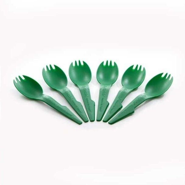 Spork - Green (Dishwasher Safe / BPA Free)