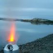 'Base Camp' 1.6 ltr (Anodised Alu. Kettle) + Whistle + Steel Fire-Base - Night Fire Up