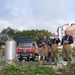 'Base Camp' 1.6 ltr (Anodised Alu. Kettle) + Whistle + Steel Fire-Base - Firemen Break