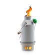 'Trekker' 0.6 ltr (Anodised Alu. Kettle) + Whistle + Steel Fire Base