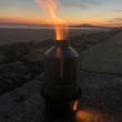 'Scout' 1.2 ltr (Anodised Alu. Kettle) + Whistle + Steel Fire Base - Sunset