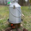 'Scout' 1.2 ltr (Anodised Alu. Kettle) + Whistle + Steel Fire Base - Field Boil