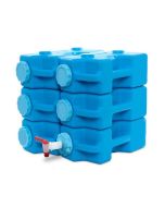 AquaBrick Container - 6 pack With Spigot | Water Storage