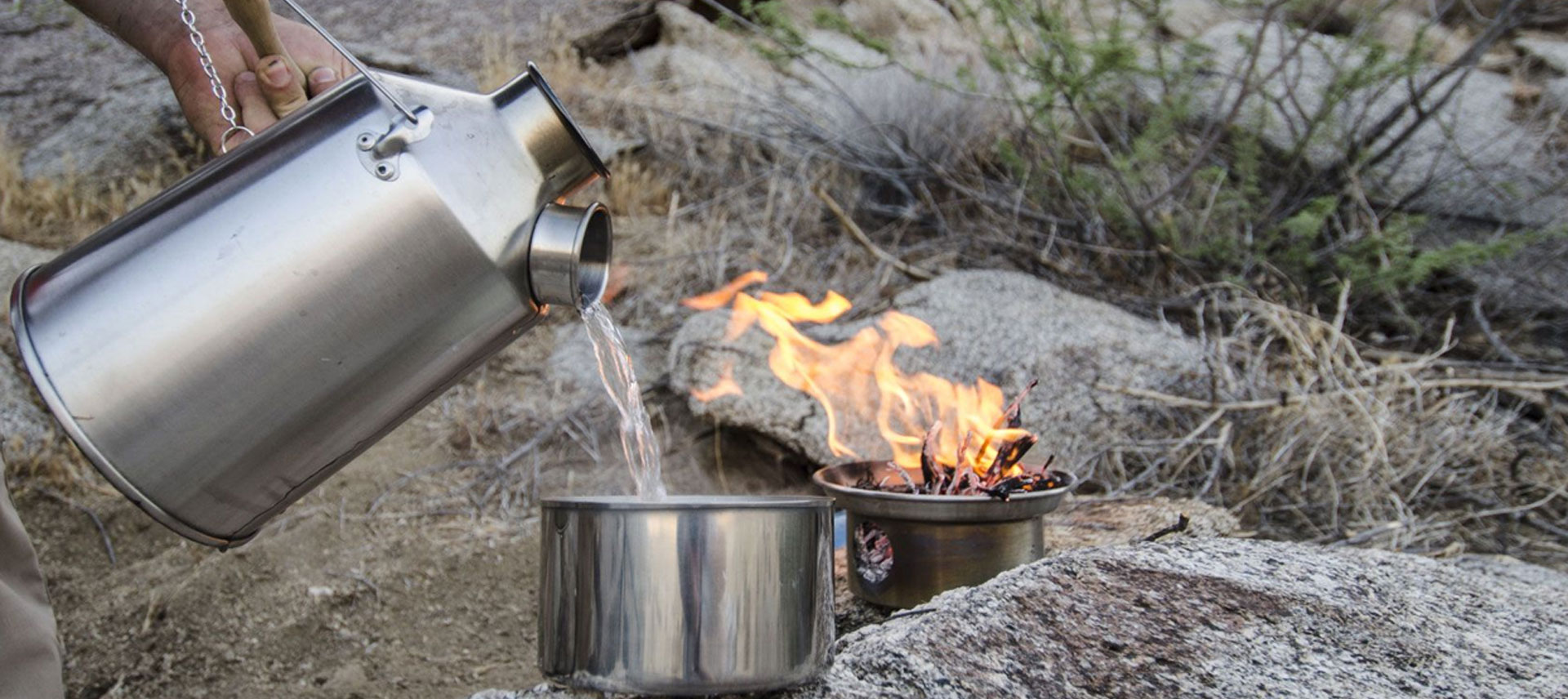 Kelly Kettle in Action