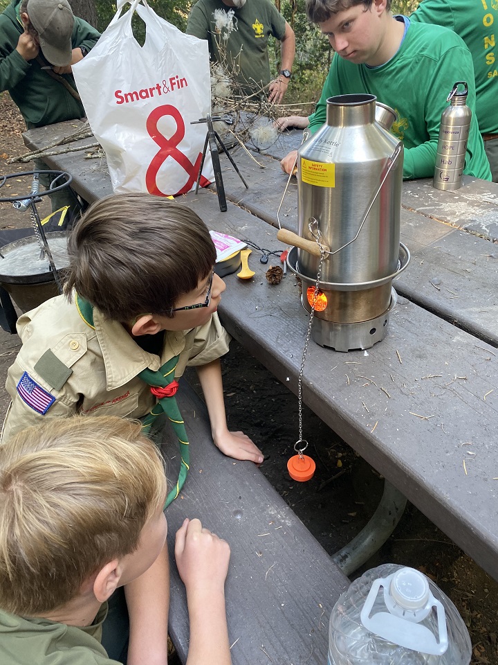 I’m a scout master and our scouts really enjoyed using my Kelly kettle on this campout. What a great tool for them to learn fire skills with!
