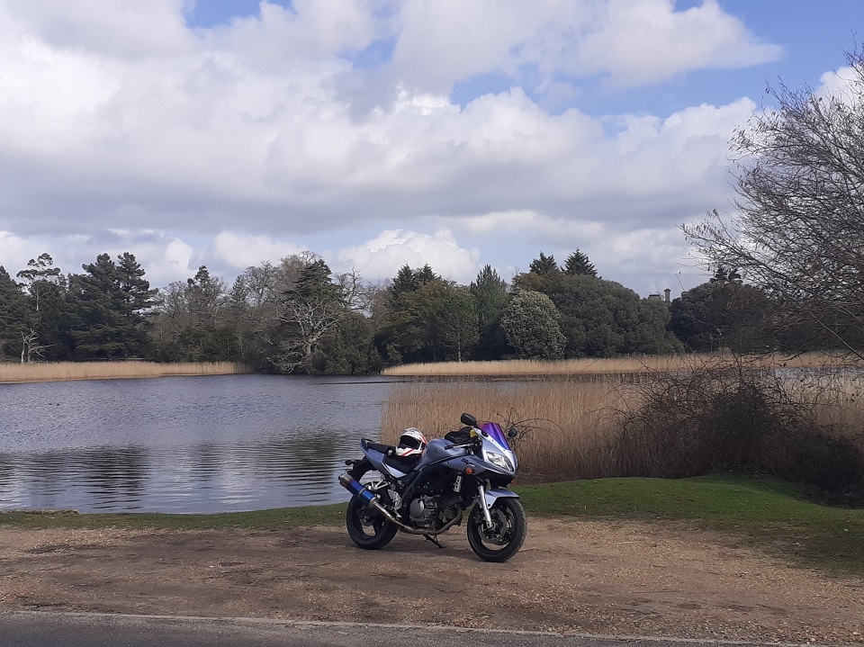 This was my first proper ride out into the New Forest on my big bike after passing my test! Could've really done with a cup of coffee at this rest stop though. Really missing exploring the countryside at the moment so summer can't come soon enough! #WhereWouldYouUseYours
