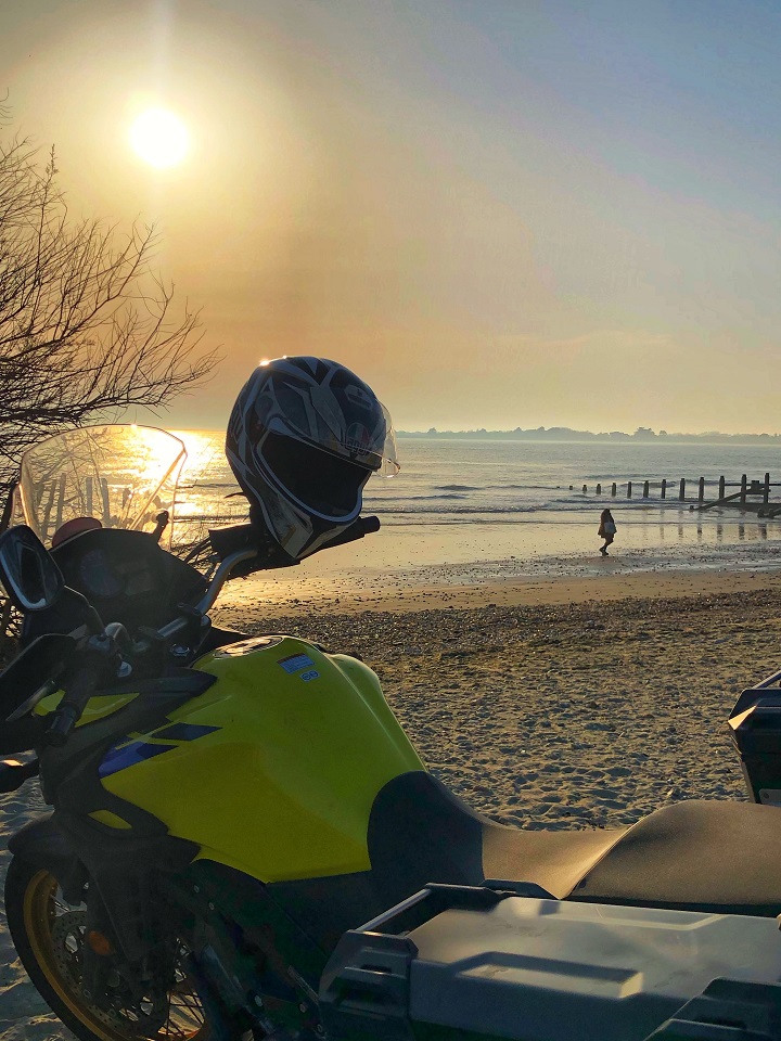 After a fantastic ride along the south coast I pulled over for a rest at West Wittering Beach. It looks like it would have been an amazing sunset! If I owned a Kelly Kettle Trekker Kit I would have made a cuppa and watched the sun go down but I just kept on riding instead!