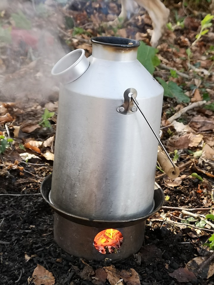 Love going for woodland walks in the autumn and winter and stopping for a hot tea for me and hot chocolate for my daughters.  My Kelly kettle is always in the car ready go anywhere.
