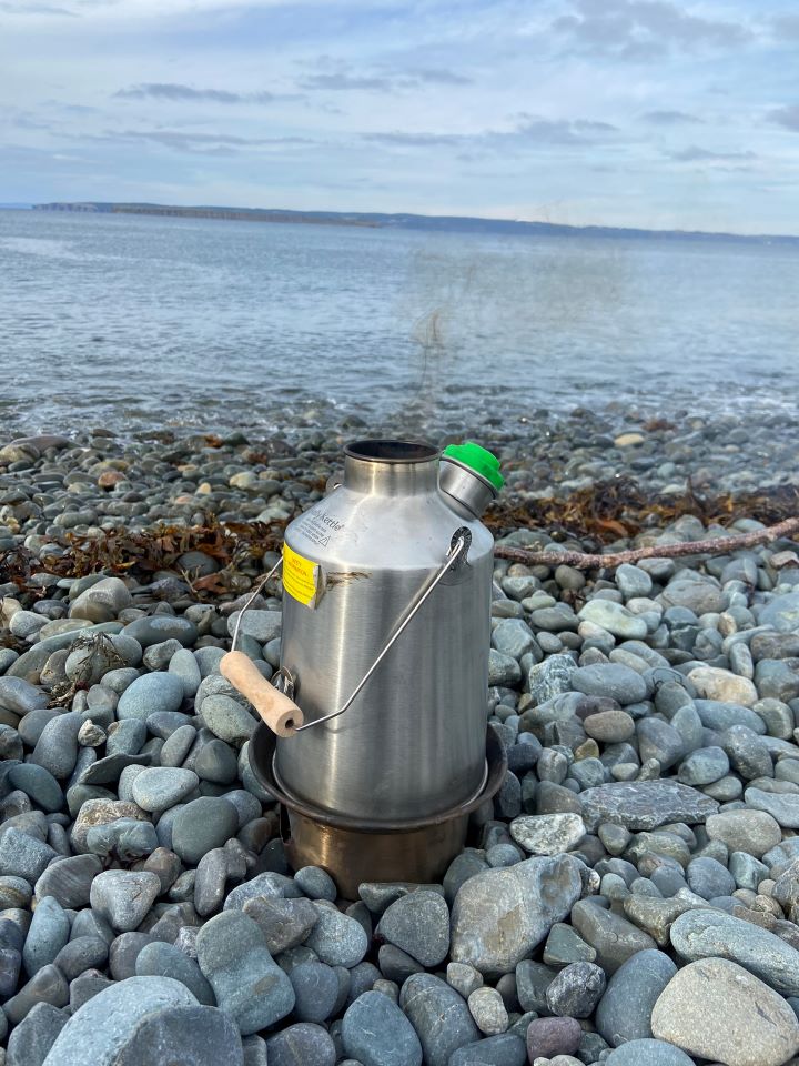 My husband, kids and I went hiking, then had a boil up at the beach (Manuals beach, Newfoundland, Canada)